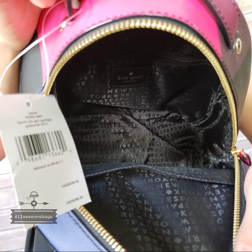 NWT kate spade Sammi Laurel way geo backpack bag - Picture 6 of 7